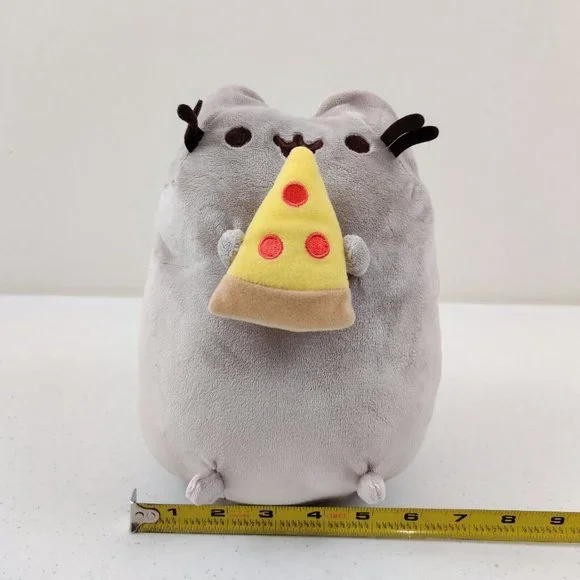 GUND Pusheen Cat Holding Pizza Plush Stuffed Animal Toy - Picture 8 of 9
